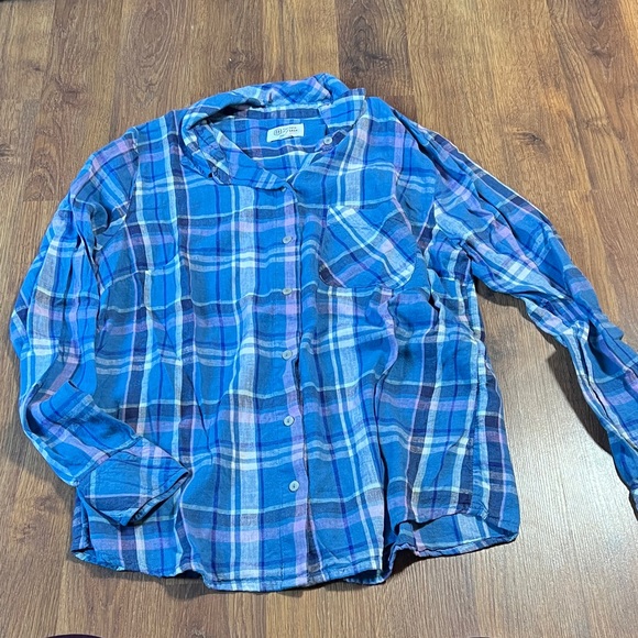 Stylish Women’s Plaid Flannel Shirt Set - Pink, Blue, Green - Picture 15 of 16